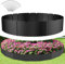 LIGHIGH Graskante Rasenkantenrandgrenze, 20pcs Gartenkanten Grenze Plastik für Pfad Landschaftspflasterdesign