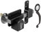Gate Mate Long Throw Gate Lock, Euro Profile Keyed Both Sides Gate Lock for Sheds, Gates & Garage Doors, 316 Stainless Steel, for Wooden Gates & Doors Up to 2 inch” Thick (50mm), Black, 5 Keys
