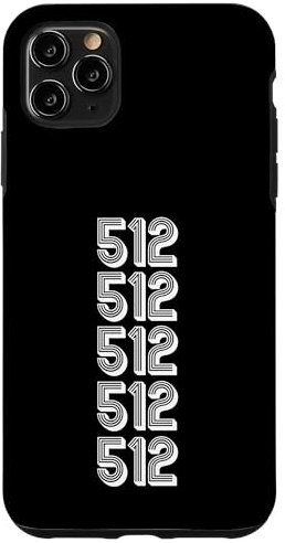 Código de Área 512 Cincinnati OH Carcasa para iPhone 11 Pro Max