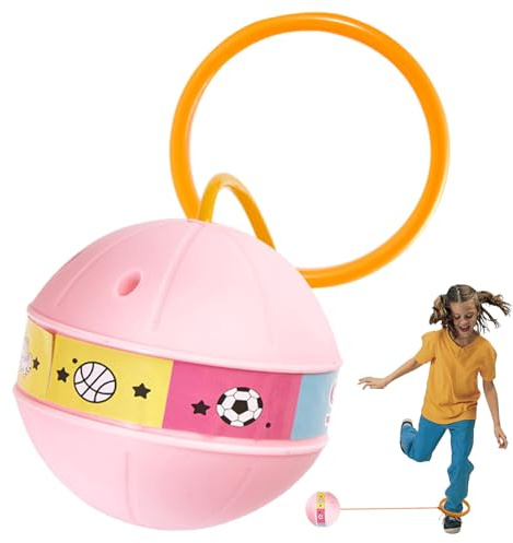 Skip Ball, Knöchel-sprungball Für Kinder, Leuchtender Springender Ball Knöchel, Kinder Trainieren Leuchtendes Hüpfball-Springspielzeug, Bunter Sport-Schaukelball, Lustige Knöchel-Springseil-Spiel