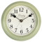 Acctim Fairford Radio Controlled Metal Wall Clock (Sage Green)