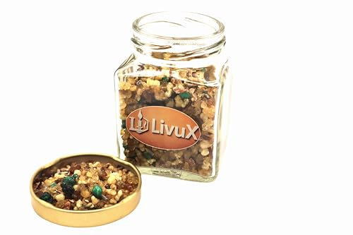 LivuX 50g DREI König im Glas – Edle Weihrauchmischung – Für Rituale, Gebet & feierliche Räucherungen 1325
