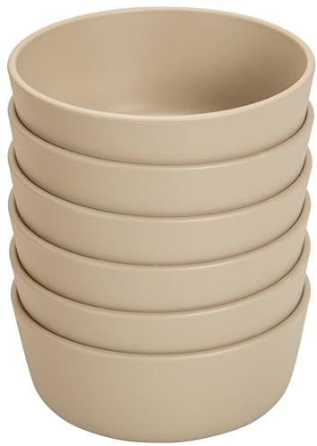 Betzold Schüssel-Set | 6 Teile, bruchsicher, spülmaschinengeeignet, aus Biokunststoff
