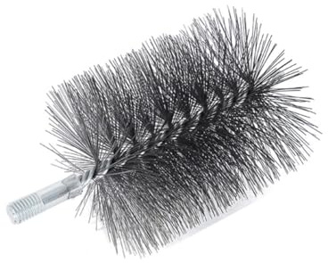 TMTGTS Zylinder Drahtbürste 110mm Heizkesselbürste stahldrahtbürste Schornsteinbesen Ofenrohrbürste Kaminbürste schornsteinbürsten Kaminbesen kaminofen bürste Kesselbürste rohrbürste stahldraht