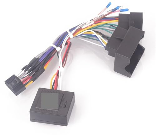 Cable Adaptador estéreo Adaptador de Cable arnés cableado estéreo for Radio Coche Android 16 Pines Opel, Astra HJGK, Zafira B, Antara, Vectra, Corsa D, Meriva A(with Canbus)