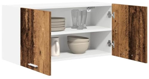 vidaXL Hängeschrank Altholz 80 x 31 x 40 cm Holzwerkstoff