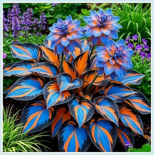 Hosta Vaso Rari Graceful/Crescita Rapida Bellissimo Giardino.-4knolle-M