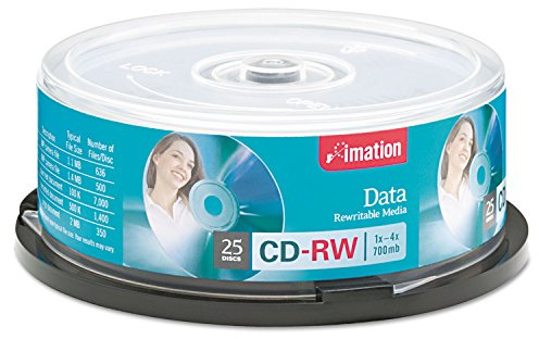 Imation 700MB/80 Min CD-RW (25-Pack)