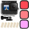 TELESIN 60M Custodia Impermeabile per GoPro Hero 13 Black 12/11/10/9, Subacquea Immersione Trasparente Copertura Protettiva Shell con Montaggio a sgancio rapido + 3 filtri + 6 Fogli antiappannamento