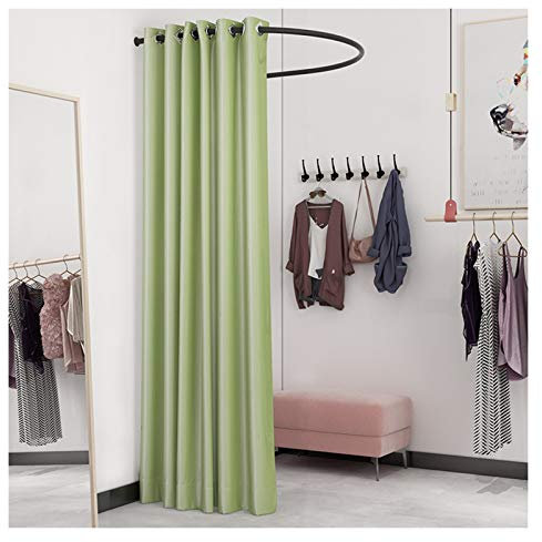YXYECEIPENO U-Form Mobiler Ankleideraum Tragbare Trennwand Vorhang Ankleidezimmer Verdickter Schattenstoff Schattenrate 90% Schützen Sie Ihre Privatsphäre (9 Farben, Größe 80 x 80 x 200 cm)
