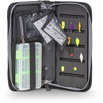 IRON TROUT Spooner Wallet - Angeltasche für Spoons, Zubehörtasche, Ködertasche, Spoontasche