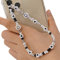 Smiley Face Perlen Telefon Charm Strap Mobile Phone Beads Lanyard böhmisches Design Handgelenkkette Handykette Anti-Lost Mobile Phone Chain Wrist Bracelet Phone Charm Strap Cord Lanyard für Damen