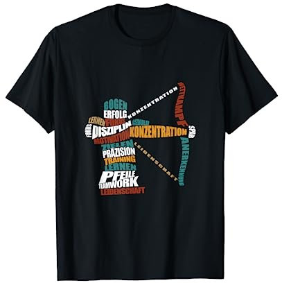 Bogenschütze Bogenschießen Pfeil und Bogen Bogensport T-Shirt