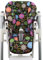 BAMBINIWELT Ersatzbezug Sitzkissen Bezug kompatibel mit Peg Perego Prima Pappa-Diner (braun bunte Blumen)