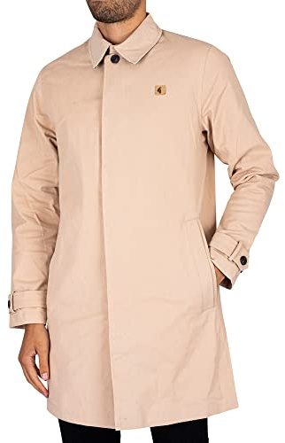 Gabicci Men's Houghton Twill Vintage Jacket, Blue, L