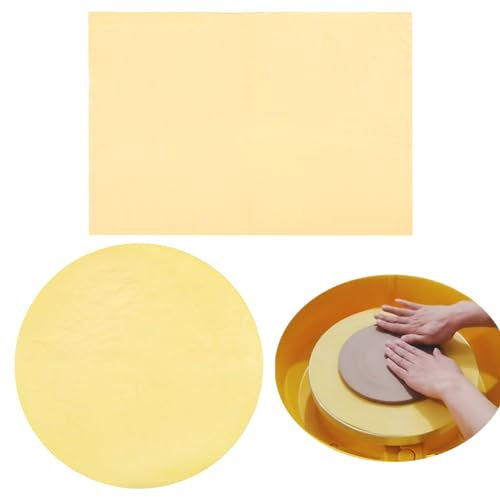 AHANDMAKER 2Pcs Pottery PVA Cloth Chamois Ceramics Trimming Clay Throwing Cloth Smoothing Pot Rim Clay Pottery Cloth Ceramic Craft Supplies Trimming Tools