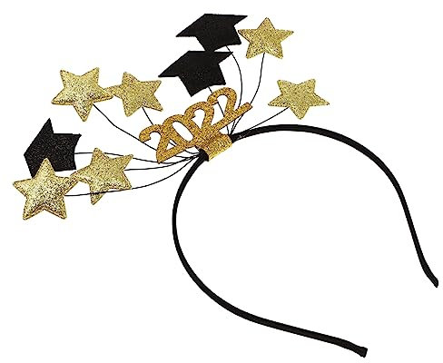 Angoily 2023 Kopfbedeckungen für die Abschlusssaison Master Hut 2022 Abschluss Hut Diplomhut haarschmuck Europäisch und amerikanisch schmücken Partybedarf Dekorationen Stirnband Eisendraht