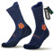 BRISIRA Coolmax Bambou Chaussettes Running Homme Femme De Contention Chaussettes Sport Lot De 3 Paires Compression Sans Couture Anti Ampoule Randonnée,Tailles Sportives 35-51