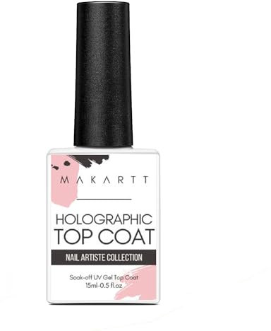 Makartt Holografischer Top Coat 15ml für Gel Nagellack