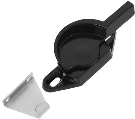 SEWOART Serrures De Porte Coulissantes En Aluminium Pour Serrures De Fenêtre Serrure À Pour La Sécurité De La Maison Installation Rapide Noir