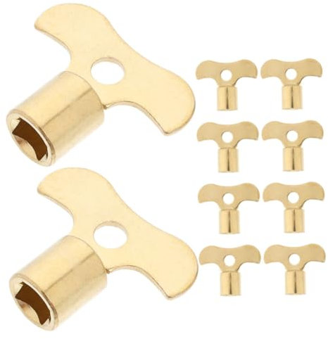 TOBBOMEY 10Pièces Clé de Robinet Extérieur Clé de Carrée pour Gestion de Eau Communautaire Outil pour Robinets de Jardin