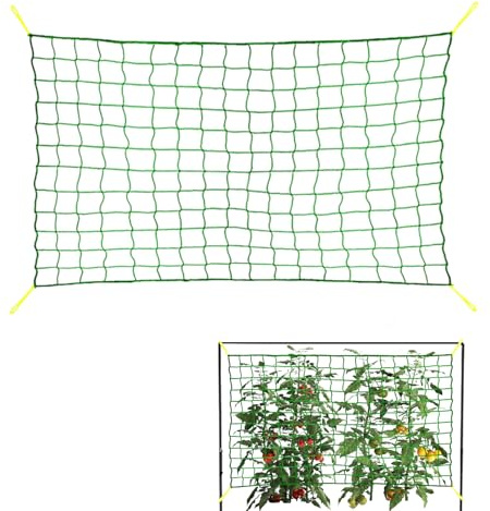 3 Pack Ranknetz Für Kletterpflanzen,Rank-Netz Für Gurken,Tomaten Rankhilfen Klette-rpflanzen,Ranknetz Gewächshaus,Rank-Netz Zubehör, Netznetz Kletterpflanzen, Obst Und Blumen