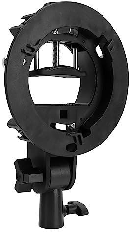 Cocoarm S Type Klammerhalter für Mount, Zuverlässige Installation, Leichtes und Kleines, Guter Verarbeitung, Kompatibel mit Mount, für Flash Snoot Softbox Beauty Dish Reflector Dach.