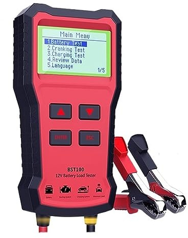 Testeur De Batterie Voiture 12V 220Ah 2000CCA Outil Test For Le Charge Démarrage Détection Rapide Précise