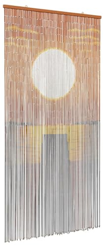 vidaXL Insektentürvorhang Mehrfarbig 200 x 100 cm Bambus
