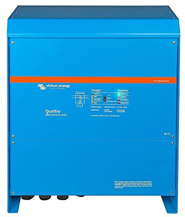 Victron Energy Quattro Battery Charger 15000 VA 48 Volt 230 V Pure Sine Wave 200 Amp
