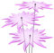 SUNPLAY Sonnenfänger - Sonnenblumen Set - 3X Lila - Ø 20 cm Durchmesser + Schwingstäbe