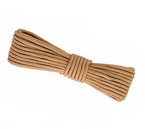 Corda in nylon colorato 65ft - corda intrecciata 6mm multifunzione, marrone