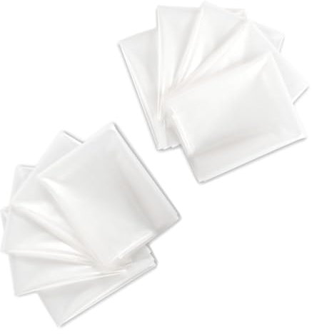 Diamwood Sacs de Récupération à Copeaux et Poussières de Bois - 10 Sacs - D. 600 mm - L. 1600 mm - Ép. 200 Microns - Plastique Transparent - Fabrication Française