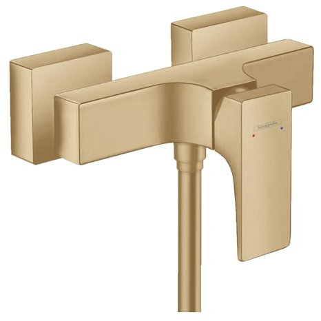 hansgrohe Duscharmatur Metropol , Aufputz Einhebel-Brausemischer, Brushed Bronze