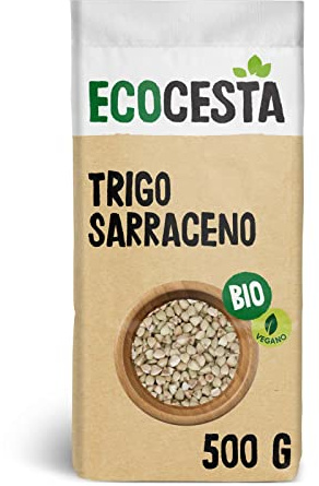 Ecocesta - Trigo Sarraceno Ecológico - 500 g - Apto para Veganos