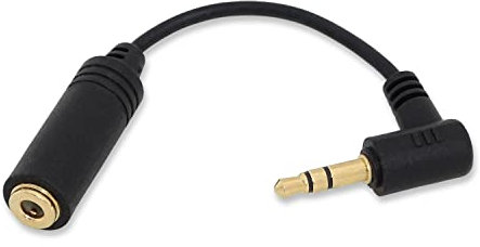 keepdrum ADP03 TRRS-TRS Adapter-Kabel für Smartlav Lavalier Mikrofon