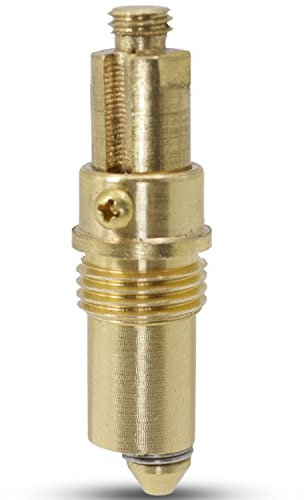 Casoter Replacement Bath Sink Brass Clips for Universal Pop-up Drainer, Mid-Screw Copper Core Sink Basin Bath Waste Taps Internal Spring Brass Plug Bolt, 1 Pack