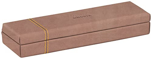 Rhodia 194513C Stiftetui 21x5,5x3cm Kunstleder Rosenholz