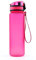 Trinkflasche Flasche Wasserflasche Sportwasserflasche Protein Shaker Outdoor Reise Tragbare Leckdichte Getränke Plastikgetränk Flasche Trinkflaschen (Color : Roze, Size : 500ml)