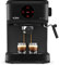 Solac - Cafetera espresso Taste Control | Monodosis o molido | 20bar | Double Cream | Espresso y Cappuccino | 850W | Parada automática | 1 o 2 cafés | Vaporizador de acero inox | Pantalla táctil