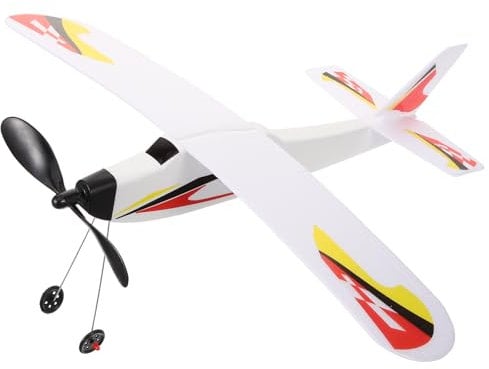 jojofuny 2pcs Foam Glider Airplane Toys - Throwing Plane Model for Kids Outdoor Flying Plane Gliders Toys, Lightweight Foam Aeroplanes, Random Styles