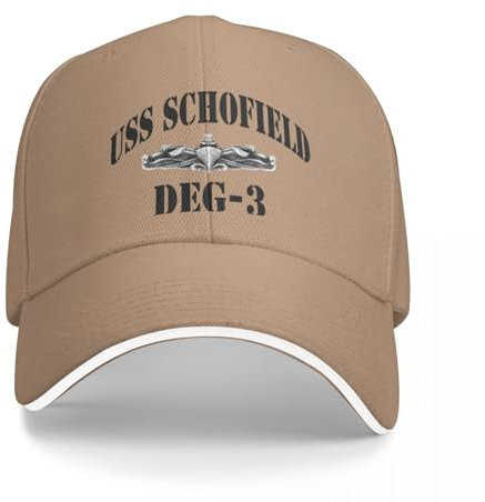 BEABAG Basecap USS Schofield (DEG 3) Ship's Store Baseballkappe Hut Luxus Luxus Mütze Elegante Damenhüte Herren