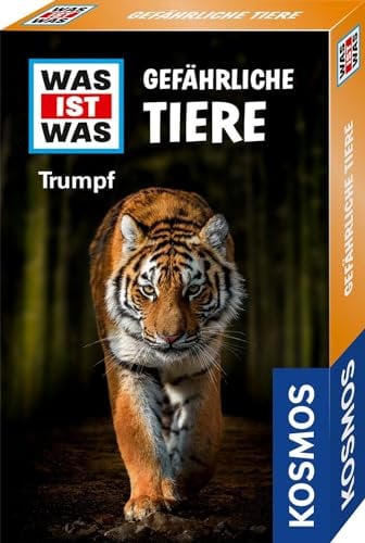 Kosmos 741853 was IST was Trumpf Gefährliche Tiere, Tier Quartett für Kinder ab 8 Jahre, Trump Kartenspiel, Quizspiel perfekt als kleines Geschenk oder Mitgebsel