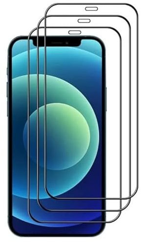 HQ-CLOUD Lot de 3 Verre Trempé Pour IPHONE XR .Film de Protection d'écran Couverture Complète Noir - Anti Rayures - Ultra Résistant Dureté 9H