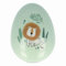PARSA Beauty Kinder Entwirrbürste Safari – Grün, ohne Griff, Löwen Print – Schmerzfreies Bürsten, geschmeidiges Haar – Leicht anzuwenden, für alle Haartypen – Ideal für Reisen – 10,5 x 6,7 x 4,4 cm