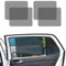deemars 4PCS Auto-Seitenfenster-Sonnenblende, Static Cling Auto Shade Aufkleber zu blockieren Sonne Blendung Hitze UV-Strahlen, Wiederverwendbare waschbare Sonnenblende Universal für Autos