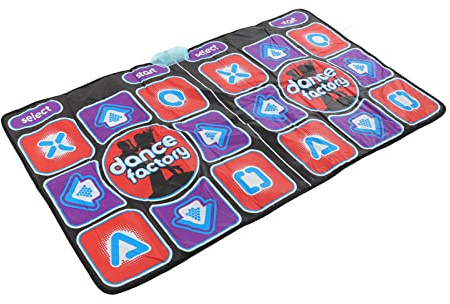 KIMISS Tanzmatte für Fernseher, Musikalisch, Elektronisch, Doppelbenutzer-Rhythmus, Tragbar, Musikpad, Spielzeug, Spiele, Elektronikmatten für, Mixer, Step-Spiel, Bodentanz,