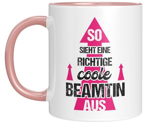 Tasse mit Spruch - So sieht eine echt coole Beamtin aus - Beamte - Bürotasse - lustig - Statement - tolle Geschenkidee - Geburtstagsgeschenk - Verbeamtung