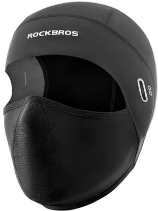 ROCKBROS Sturmhaube Balaclava Fahrradmütze Multifunktional Gesichtmaske für Motorrad Fahrrad Ski und Andere Outdoorsporten Fleece rutschfest Unter Helm Mütze