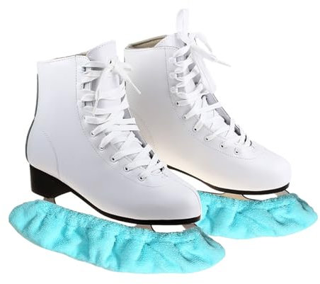 YGKYMVW Ice Skate Blade Covers, 1 Pair Skate Covers Guards Blue for Hockey Skates Figure Skates and Ice Skates, Skating Soakers Cover Blades Skate Accessories for Men Women Boys Girls